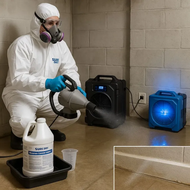 Sanitization and Odor Removal process in Madison Heights, VA